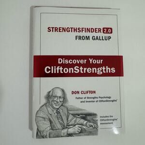 STRENGTHSFINDER 2.0 FROM GALLUP Discover Your CliftonStrengths Hardcover Book